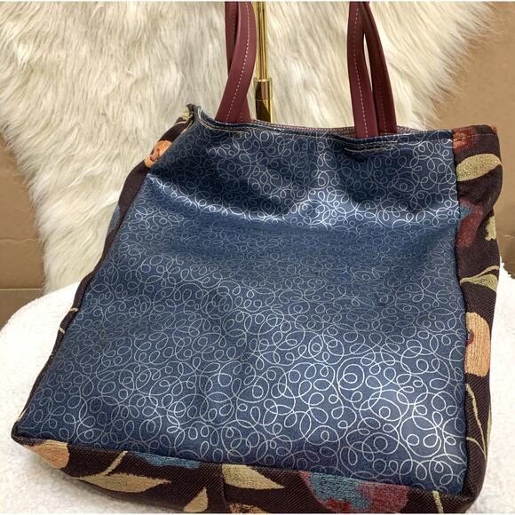 FENDON'S of Bishop CA Large Open Utility Tote Patchwork Upholstery Fabrics - Picture 9 of 16